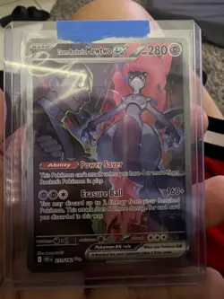 Pokemon TCG Team Rockets Mewtwo EX 231/182 Full Art English SIR - Image 1