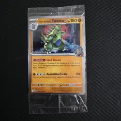Pokemon Center TCG Team Rocket's Tyranitar Stamped Promo Sealed 098/182 #4 - Image 1