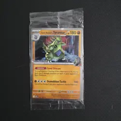 Pokemon Center TCG Team Rocket's Tyranitar Stamped Promo Sealed 098/182 #1 - Image 1
