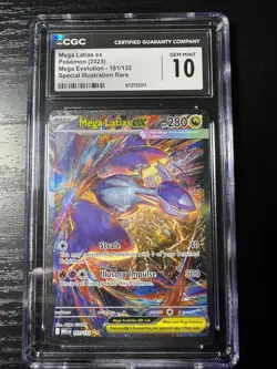 Pokemon Mega Latias EX Mega Evolution 181/132 Special Illustration Rare CGC 10 - Image 1