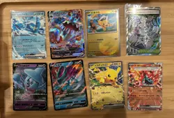 Pokemon Lot, 8 Ex V VStar Full Art Holo Ultra Rare - Mixed Languages - I Combine - Image 1