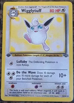 Pokemon Jungle Wigglytuff 32/64 1st Edition Non-Holo Near Mint+ - Image 1