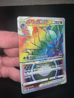 Pokemon Giratina VSTAR 201/196 Lost Origin Rainbow Secret Rare Minty - Image 4