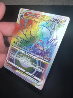 Pokemon Giratina VSTAR 201/196 Lost Origin Rainbow Secret Rare Minty - Image 5