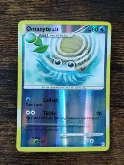 Omanyte 70/99 Reverse Holo Platinum Arceus Pokemon - Image 1