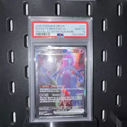 2025 POKEMON DRI EN-DESTINED RIVALS #231 TEAM ROCKET'S MEWTWO EX PSA 10 - Image 1