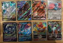 Pokemon Lot, 8 Ex V VStar Full Art Holo Ultra Rare - Mixed Languages - I Combine - Image 1