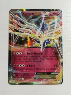 Pokemon XY Black Star Promos Xerneas EX XY07 HP - Image 1