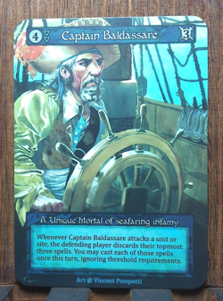Captain Baldassare - Beta - Non-foil - Sorcery Contested Realm - Unique NM - Image 1