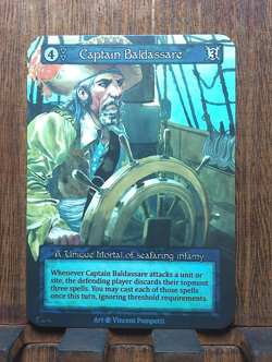 Captain Baldassare - Beta - Non-foil - Sorcery Contested Realm - Unique NM - Image 3