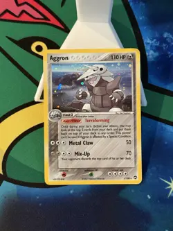 Aggron 1/108 EX Power Keepers Holo Rare Pokemon Card Nm - Image 1