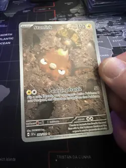 Stunfisk 202/191 SSP: Full Art Rare Basic 110 HP 50 Attack Pokemon TCG Card 2024 - Image 3