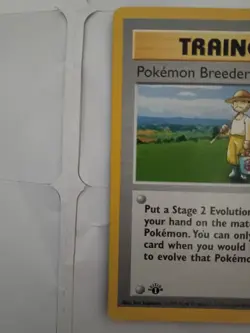 Pokemon Cards: Base Set 1st Edition Rare: Pokemon Breeder 76/102 - Image 2