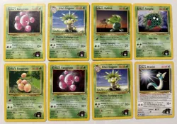 🌲🌴GYM HEROES ERIKA Lot Of 11!🌴🌲 PLUS 2 Base Set Mystery Cards! - Image 1