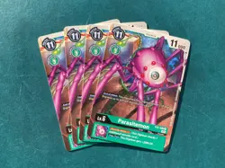 Parasitemon EX2-028 Playset Digital Hazard Digimon Card Game x4 - Image 1