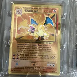 Pokemon Celebrations Gold Metal Charizard & Pikachu Cards 25th Anniversary Set - Image 2