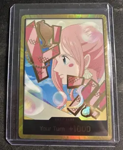 DON!! Card (Shirahoshi) (Gold) Premium Booster -The Best- Vol. 2 Foil - Image 1