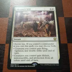 Mtg Akroma's Will NM/M Commander Legends Regular Rare Magic Card - Image 2