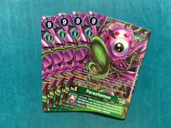 Parasitemon BT17-050 Playset Secret Crisis Digimon Card Game x4 - Image 1