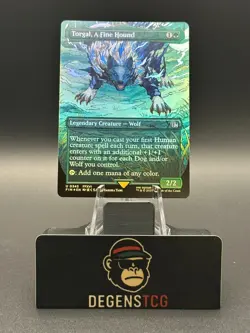 Torgal, A Fine Hound 0345 (Borderless) Final Fantasy Foil mtg english - Image 1