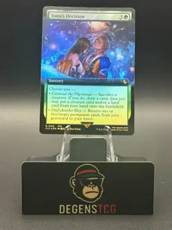 Yuna's Decision 0125 Extended Art Foil Final Fantasy MTG Near Mint - Image 1