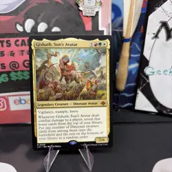 1x Gishath, Sun's Avatar Lp MTG Magic The Gathering Commander GRW DINOSAUR - Image 1