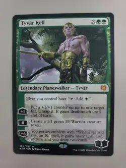 MTG Tyvar Kell Kaldheim Regular Mythic - Image 1