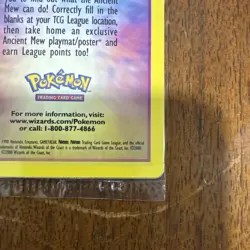 SEALED Ancient Mew Pokemon TCG New Movie Promo Double Holo Foil Rare 1999-2000 - Image 5