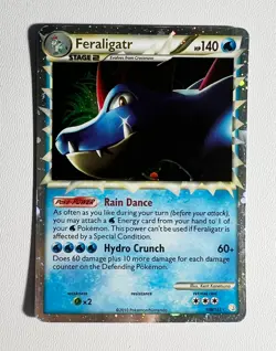 Pokemon FERALIGATR PRIME - HGSS07 HeartGold SoulSilver Promo - Image 1