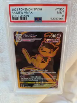 MEW VMAX- 2022 POKEMON SWSH FA- LOST ORIGIN #TG30- PSA MINT 9 - Image 4