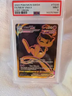 MEW VMAX- 2022 POKEMON SWSH FA- LOST ORIGIN #TG30- PSA MINT 9 - Image 5