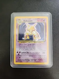 Pokemon TCG Alakazam Base Set 1/102 Holo 1999-2000 Wizards Base Set Copyright... - Image 1