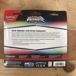 Pokemon TCG PRISMATIC EVOLUTIONS Tech Sticker Collection Glaceon - NEW, SEALED - Image 2