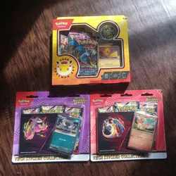 Pokemon TCG 3-pack Blisters. 2 Ascended Heroes & 1 Pokemon Day With Coin & Promo - Image 1