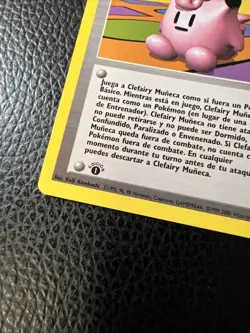 # Pokemon Clefairy Doll 1st Edition Base Set Spanish 70/102 Rare Vintage NM - Image 2