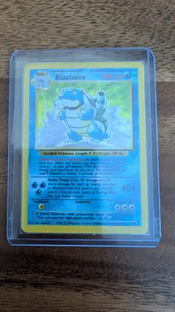 Pokemon TCG - Blastoise (2/102) Base Set Unlimited Holo Rare (NM/LP) - Image 2