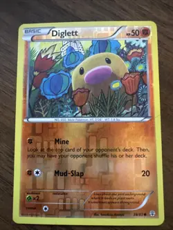 Pokemon Diglett 38/83 Generations Reverse Holo 2016 - Image 1