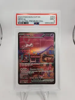 Pokemon Mew ex Promo 151 Ultra-Premium Coll. Full Art SVP EN 053 PSA 9 Mint - Image 1