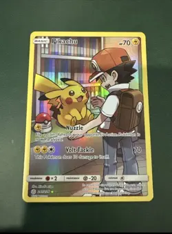 Pokemon Pikachu 241/236 Alt Art Secret Rare Cosmic Eclipse Sun & Moon - Image 1