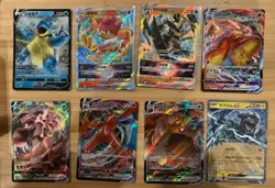 Pokemon Lot, 8 Ex V VStar Full Art Holo Ultra Rare - Mixed Languages - I Combine - Image 1