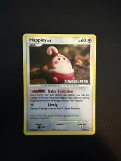 HAPPINY Pokemon Diamond & Pearl Stamped Reverse Holo 52/123 MP - Image 1