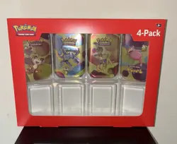 Pokemon Scarlet Violet 151-Pack Sam’s Club Mini Tin Empty Display & Box W Coins - Image 1