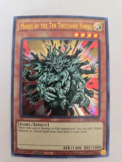 Manju of the Ten Thousand Hands - GFP2-EN099 - Ultra Rare - Image 1