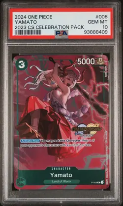 PSA 10 Yamato P-008 2023 CS Celebration Pack Championship One Piece English - Image 4