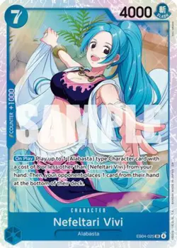 Nefeltari Vivi (EB04-025) Super Rare - One Piece The Azure Sea's Seven - Image 1