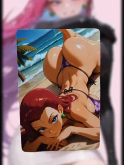 Jessie Pokemon Anime Waifu Sexy Goddess Doujin Lewd Hentai Card - Image 1