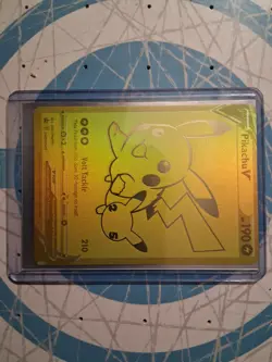 Pokemon Pikachu V Promo Full Art Holo Card SWSH145 Electric Pokemon TCG - Image 2