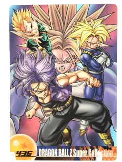 Trunks DRAGON BALL Gumi Card TCG MORINAGA Vintage Japan very rare No.436a - Image 2