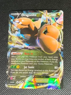 Dragonite EX 74/111 - Furious Fists Pokemon Card - LP - Image 1
