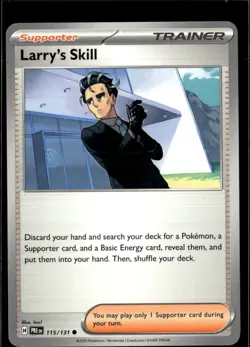 Pokemon Larry’s Skill 115/131 Prismatic Evolutions Non Holo Common 5 Card Lot - Image 1